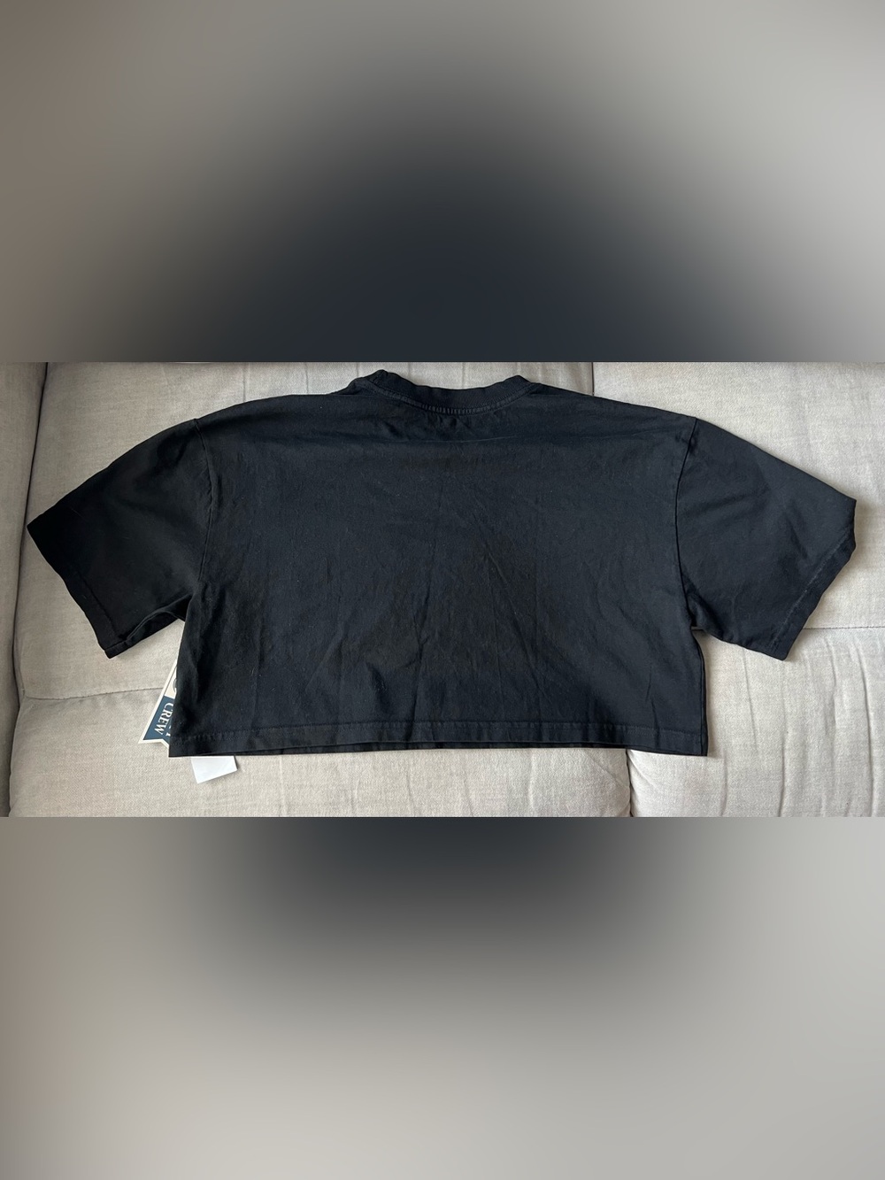Salty Crew Women's Black Cropped Tee with Black and Gold Logo Size XS NWT - Picture 5 of 5